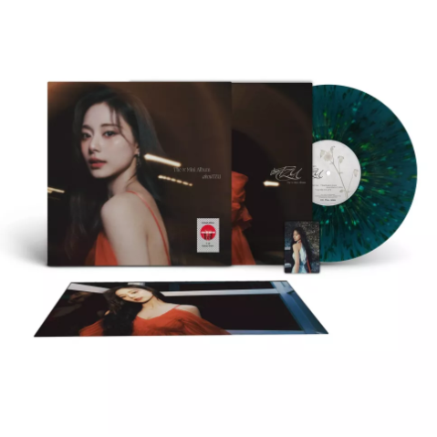 TZUYU (TWICE) - abouTZU VINILO Galaxy green (Target exclusive)