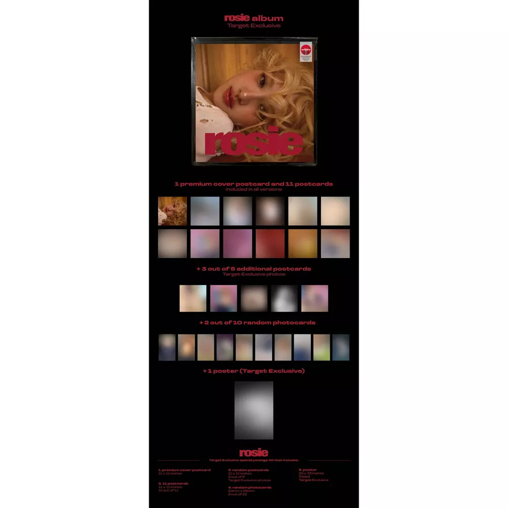 ROSE (BLACKPINK) - ROSIE (1st studio Album) Target Exclusive Version