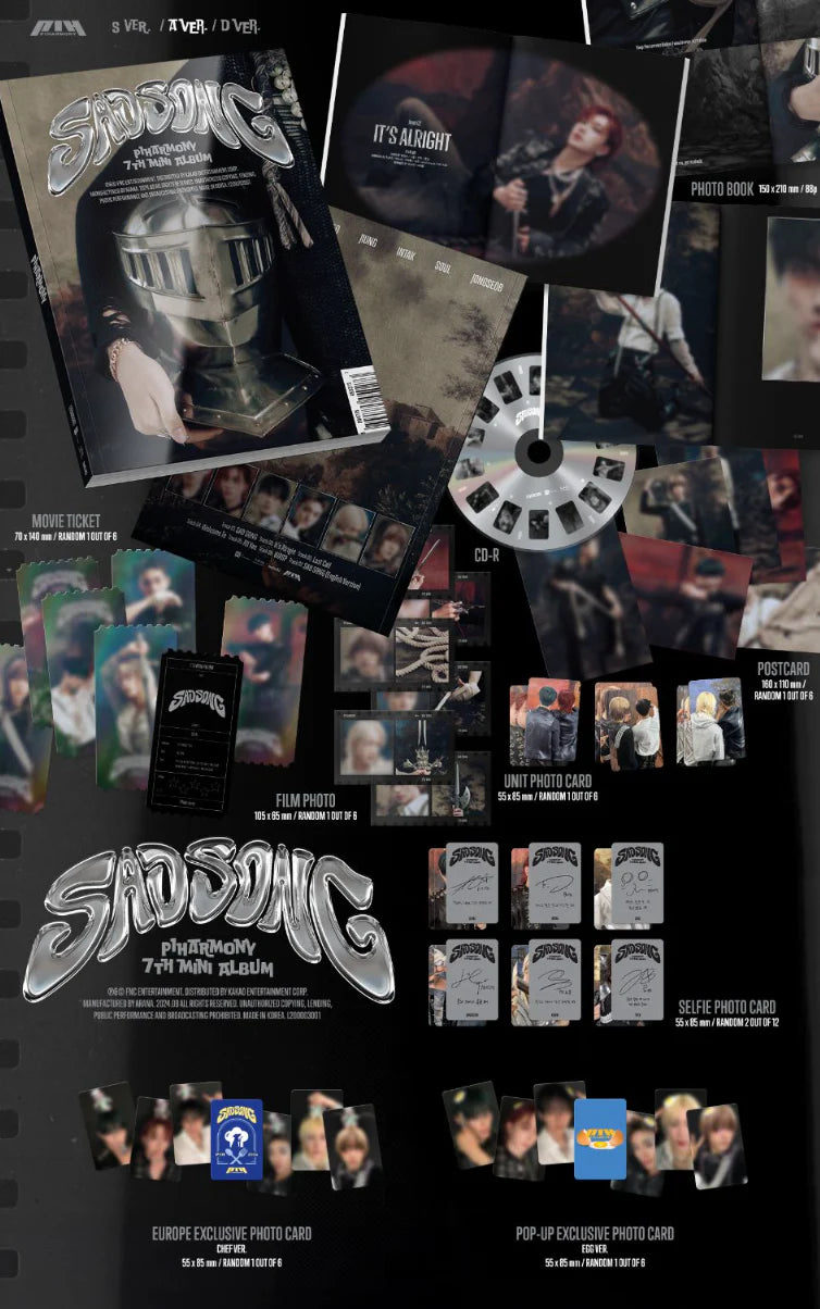 P1HARMONY - SAD SONG (7th Mini Album)