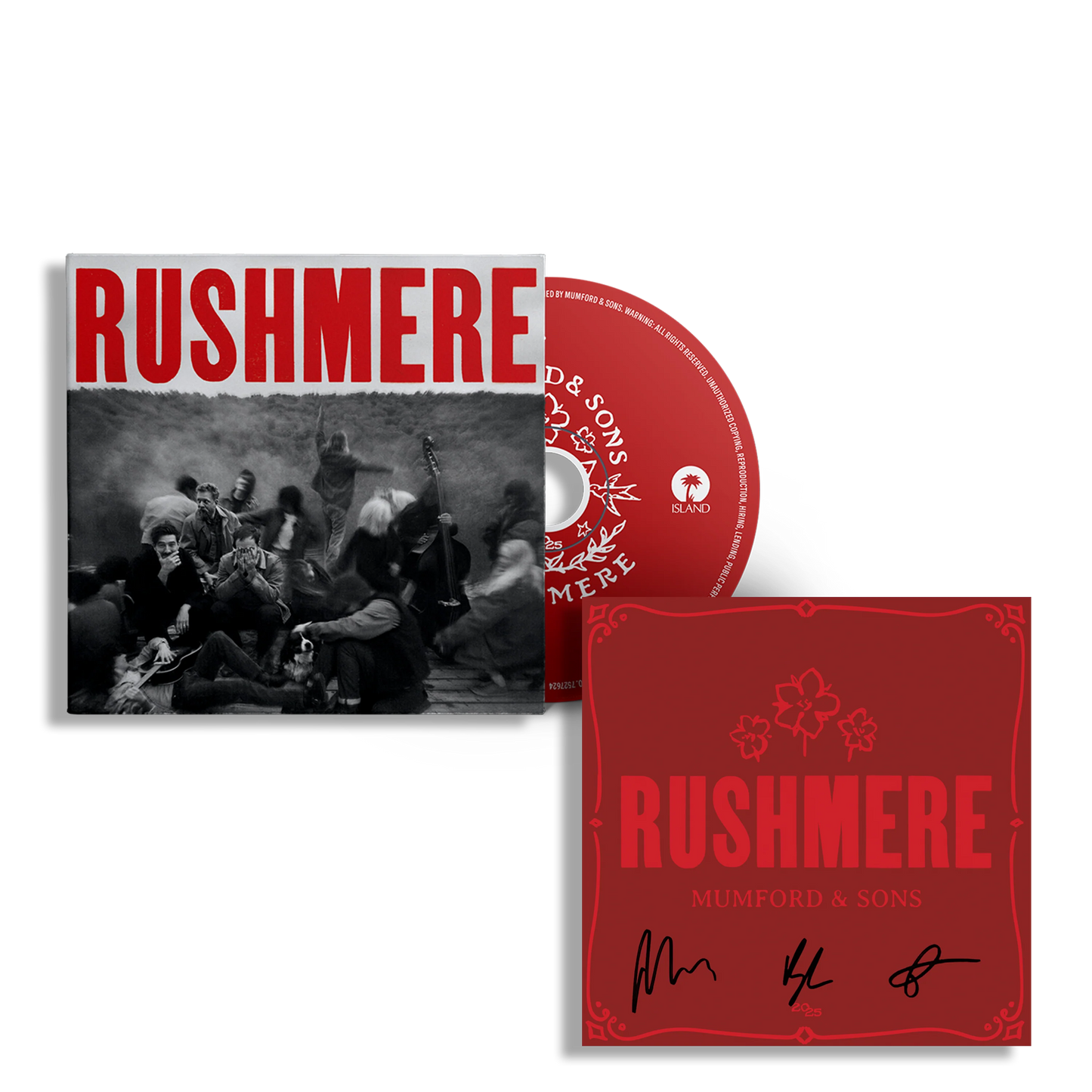 MUMFORD & SONS - Rushmere CD AUTOGRAFIADO