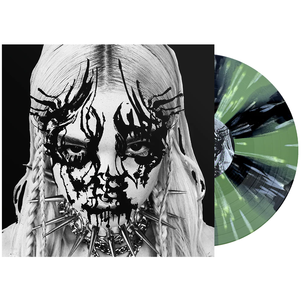 POPPY - I disagree VINILO Black + Olive Green Cornetto w/ White Splatter