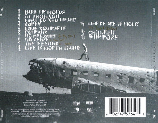 JUSTIN BIEBER - Purpose CD