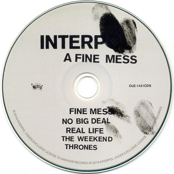 INTERPOL - A Fine Mess CD