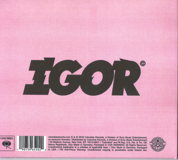 TYLER THE CREATOR - Igor CD