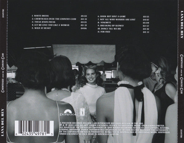 LANA DEL REY - Chemtrails Over The Country Club CD