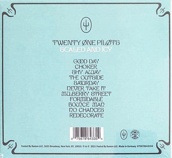 TWENTY ONE PILOTS - Scaled And Icy CD