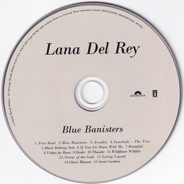 LANA DEL REY - Blue banisters CD