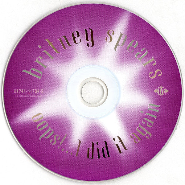 BRITNEY SPEARS - Oops! I did it again CD