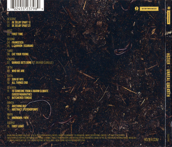 HOZIER - Unreal Unearth CD