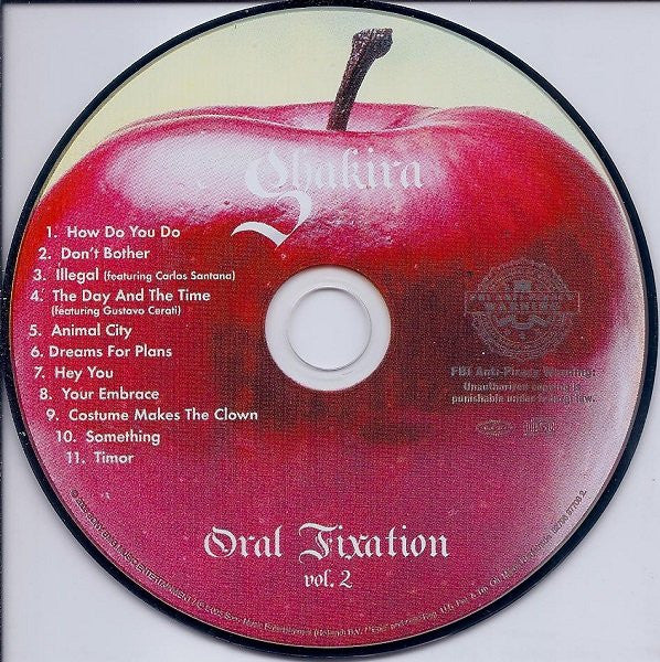 SHAKIRA - Oral Fixation Vol.2 CD