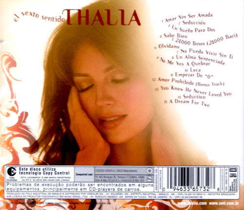 THALIA - El sexto sentido CD