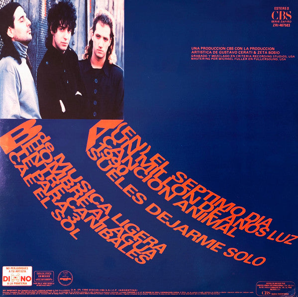 SODA STEREO - Canción animal CD (Remaster)