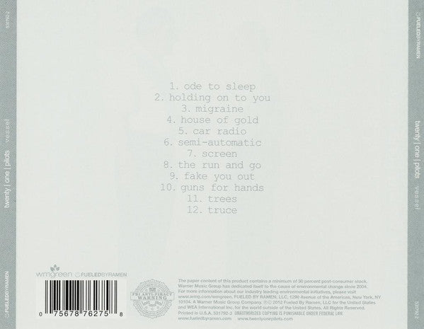 TWENTY ONE PILOTS - Vessel CD
