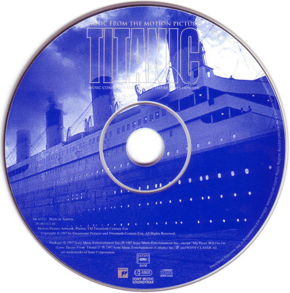 TITANIC Original Soundtrack CD