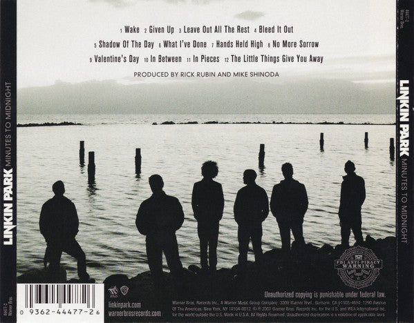 LINKIN PARK - Minutes To Midnight CD