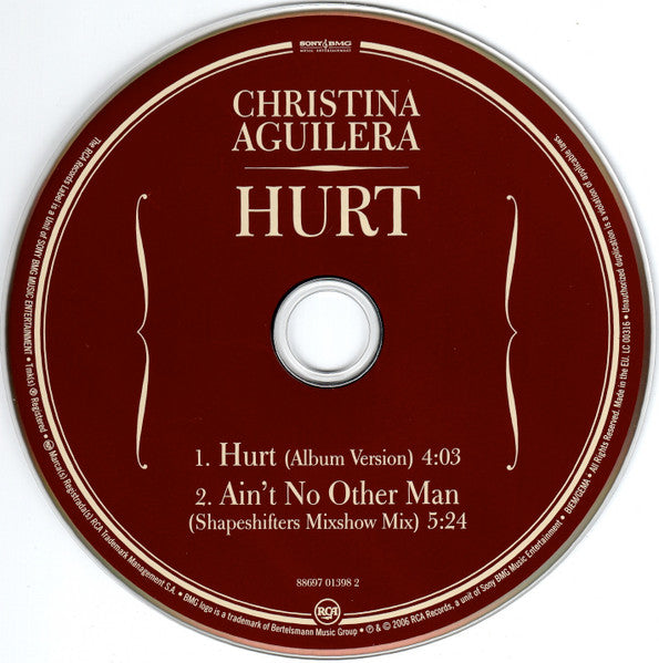 CHRISTINA AGUILERA - Hurt CD