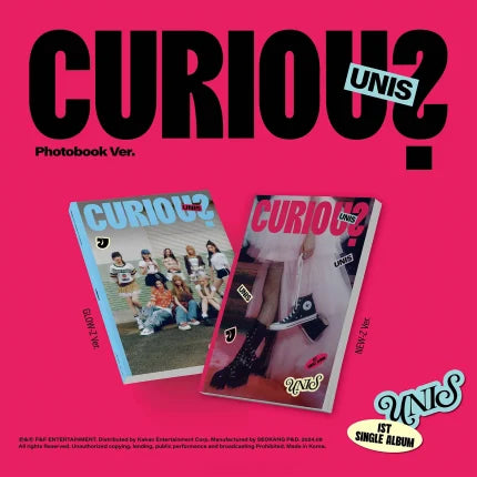 UNIS - CURIOUS (1st Single Album) PHOTOBOOK