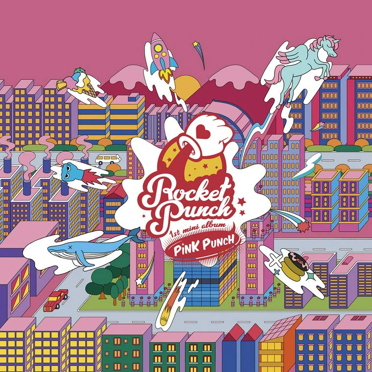 ROCKET PUNCH - Pink Punch (1st Mini Debut Album)