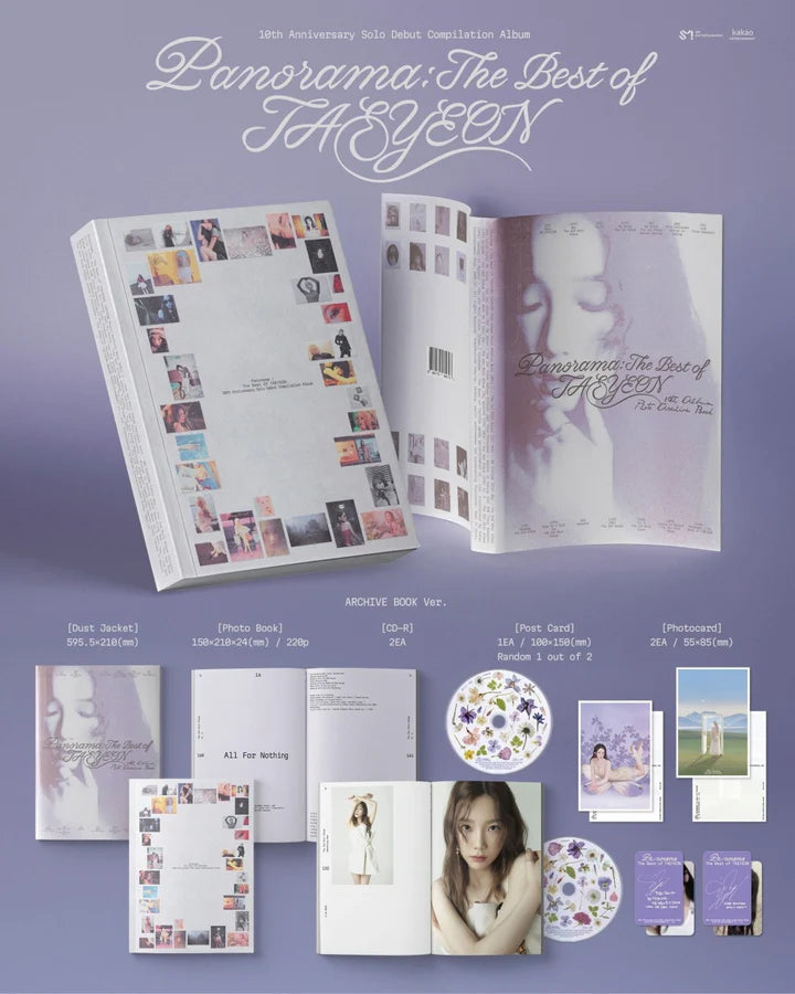 TAEYEON - PANORAMA : THE BEST OF TAEYEON (ARCHIVE BOOK Version)