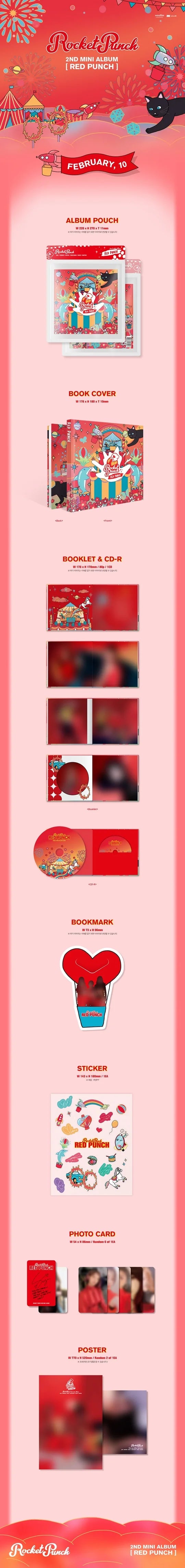 ROCKET PUNCH - Red Punch (2nd Mini Album)
