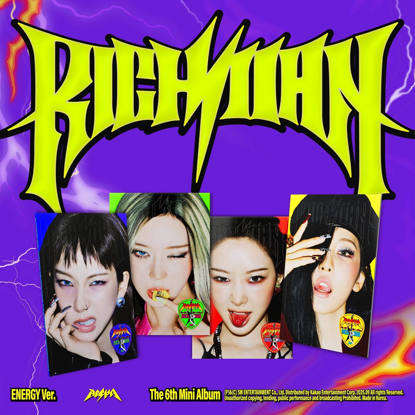 AESPA - RICH MAN (6th Mini Album) ENERGY