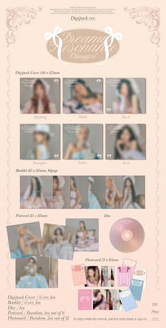 OH MY GIRL - DREAMY RESONANCE (10th Mini Album) DIGIPACK