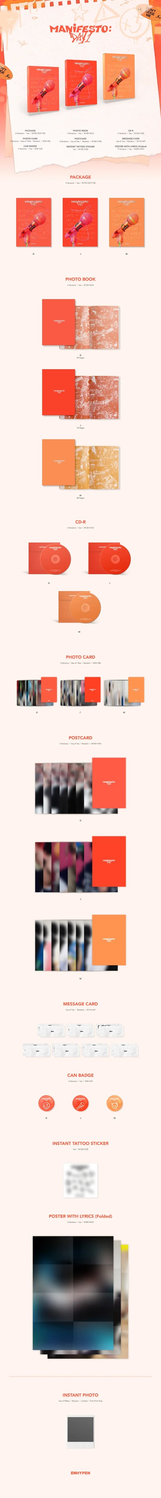 ENHYPEN - MANIFESTO : DAY 1