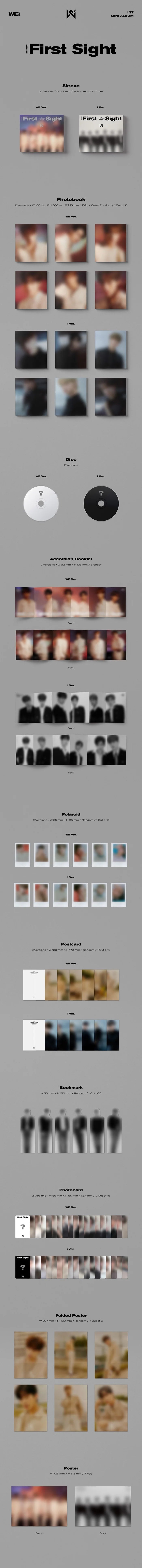 WEi - Identity : First Sight (1st Mini Album)