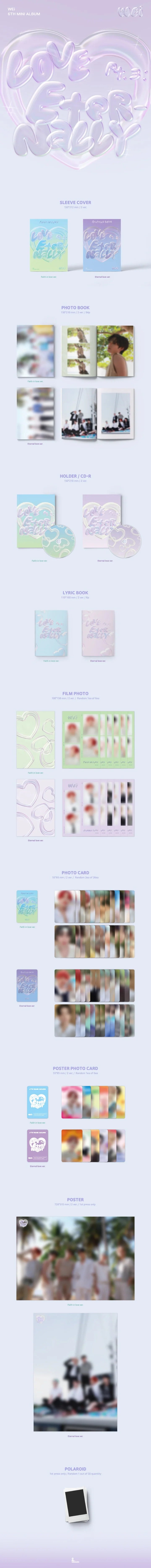 WEi - Love Pt.3 : Eternally Faith in love (6th Mini Album)