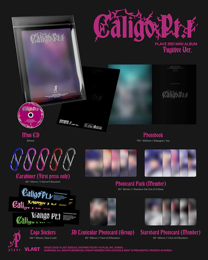 PLAVE - CALIGO PT.1 (3rd Mini Album) FUGITIVE