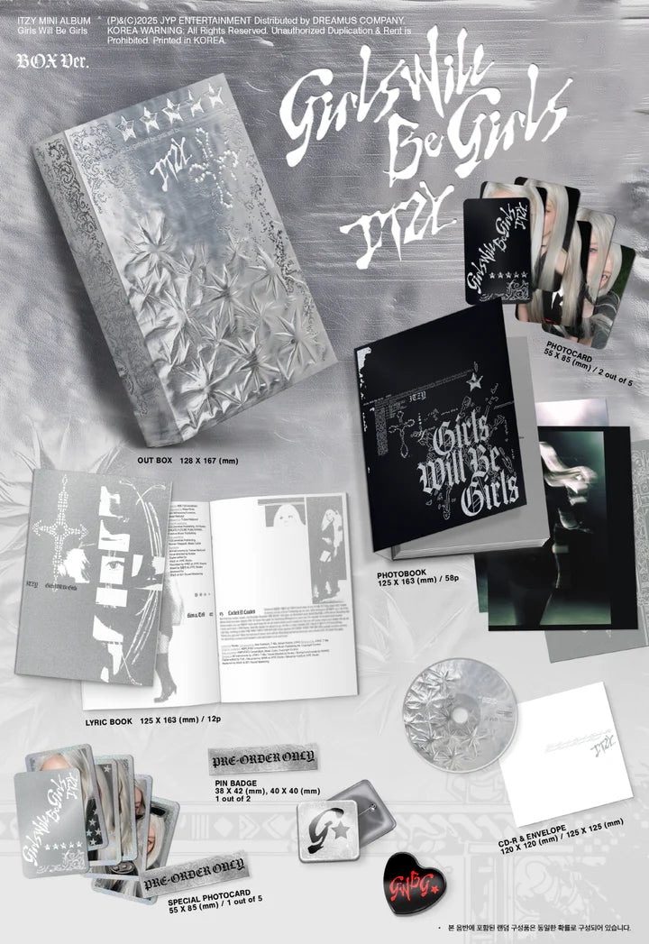 ITZY - GIRLS WILL BE GIRLS BOX Version