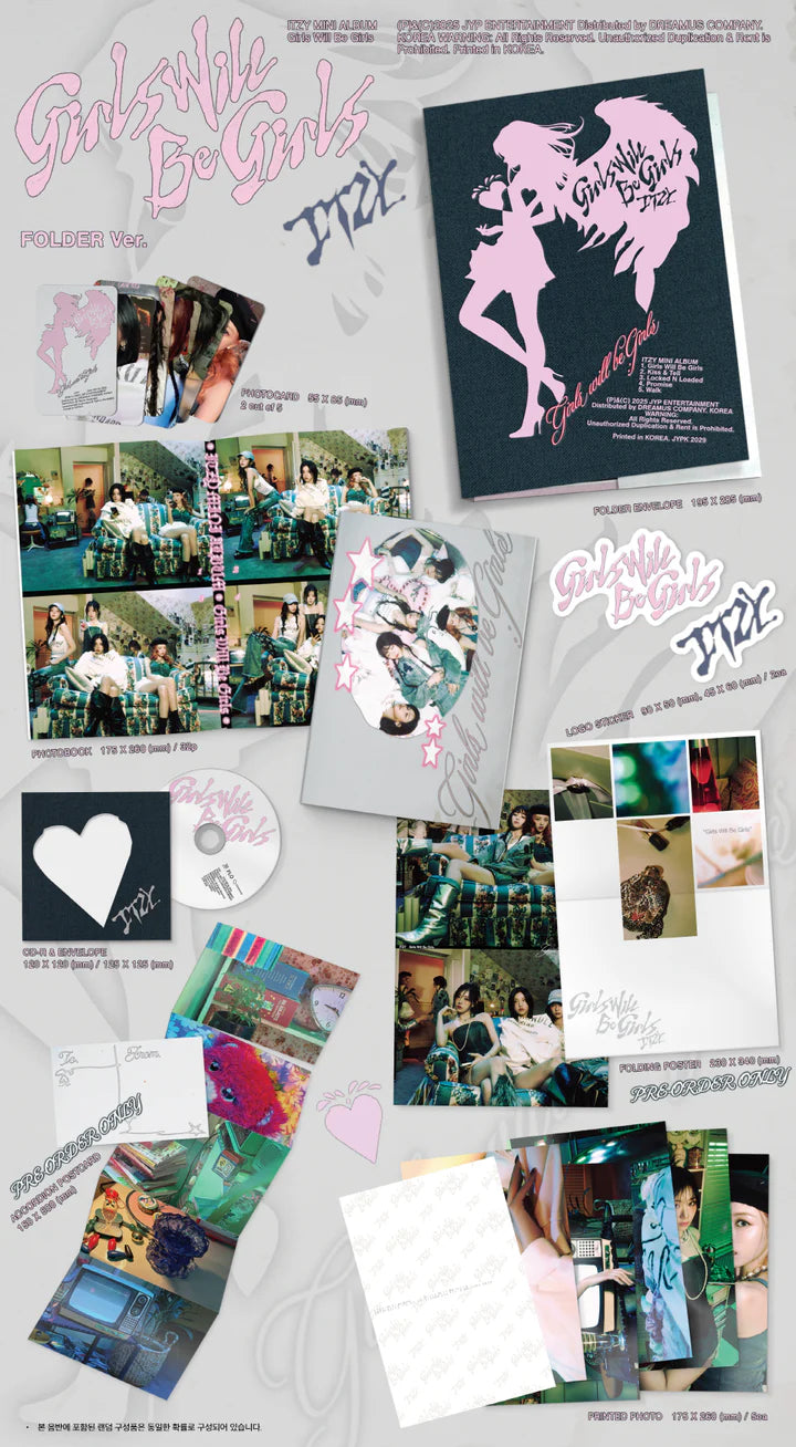 ITZY - GIRLS WILL BE GIRLS FOLDER Version