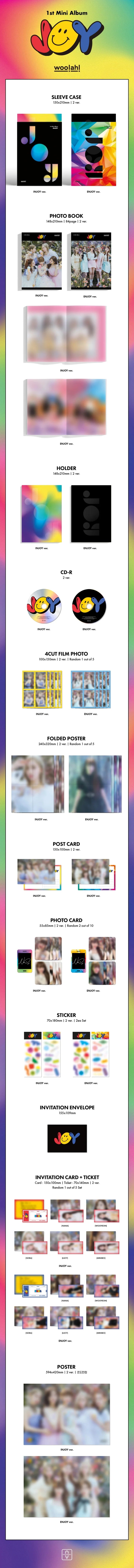 WOO!AH! - JOY (1st Mini Album)