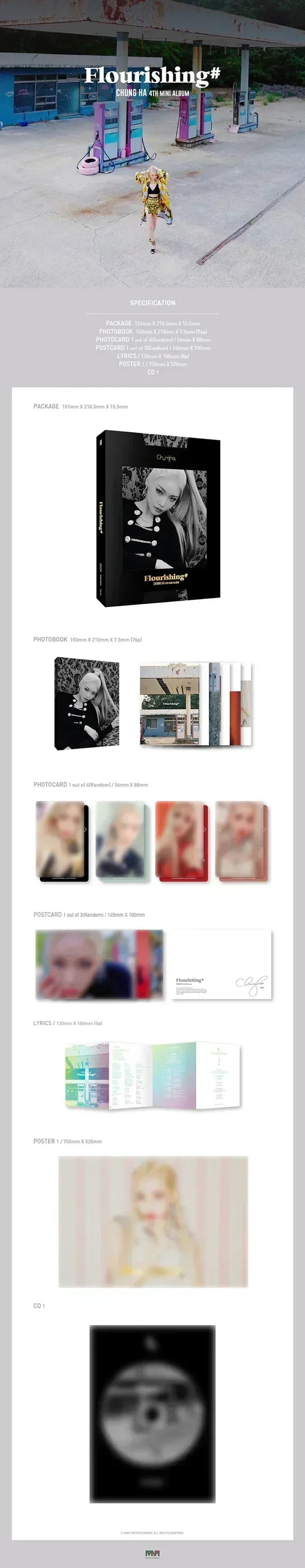 CHUNGHA - Flourishing (4th Mini Album)