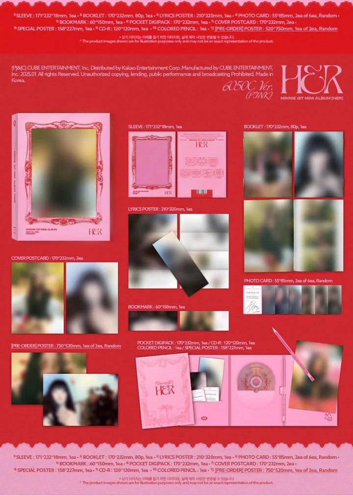 MINNIE - HER (1st Mini Album) Target Exclusive