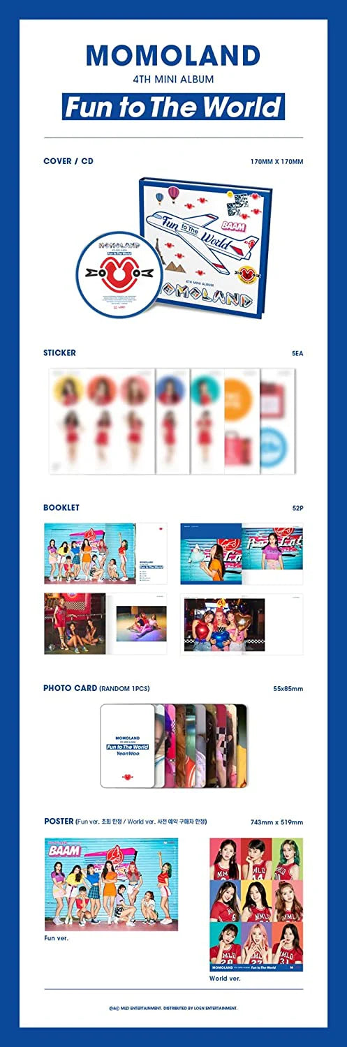 MOMOLAND - Fun to The World (4th Mini Album)