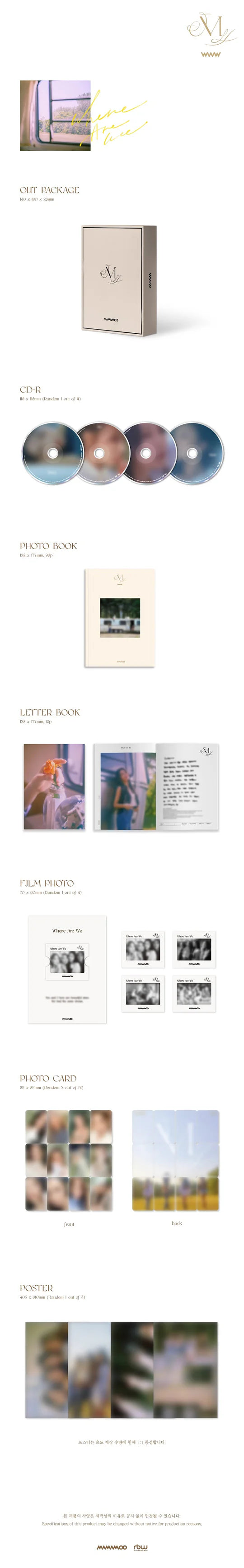 MAMAMOO - WAW (11th Mini Album)