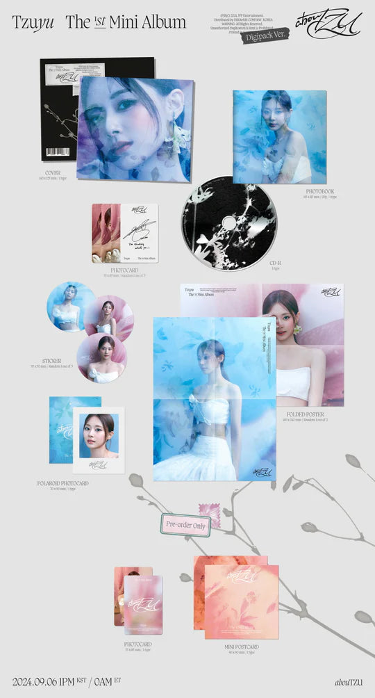 TZUYU (TWICE) - abouTZU (1st Mini Album) DIGIPACK