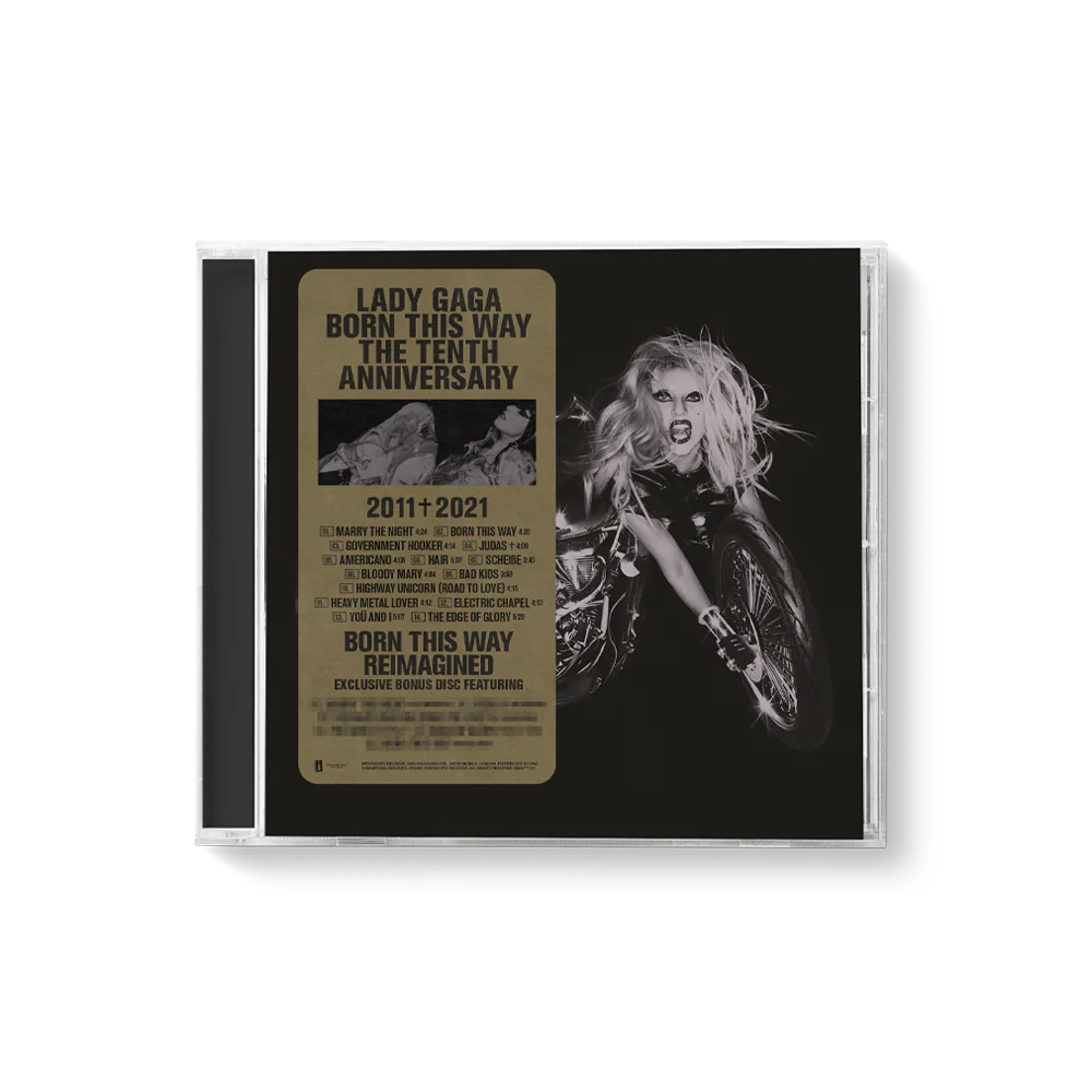 LADY GAGA - Born this way CD (The 10th Anniversary)