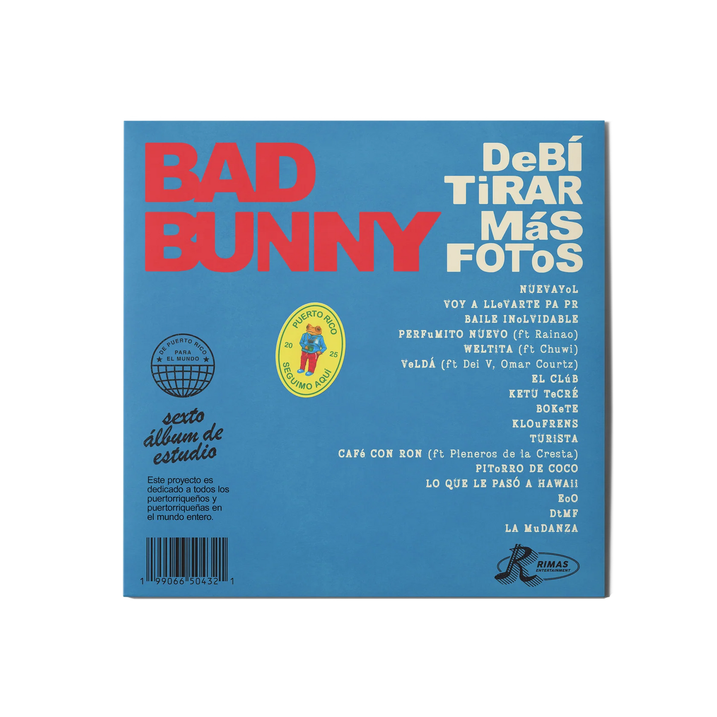 BAD BUNNY - DeBI TiRAR MaS FOToS VINILO Limitado