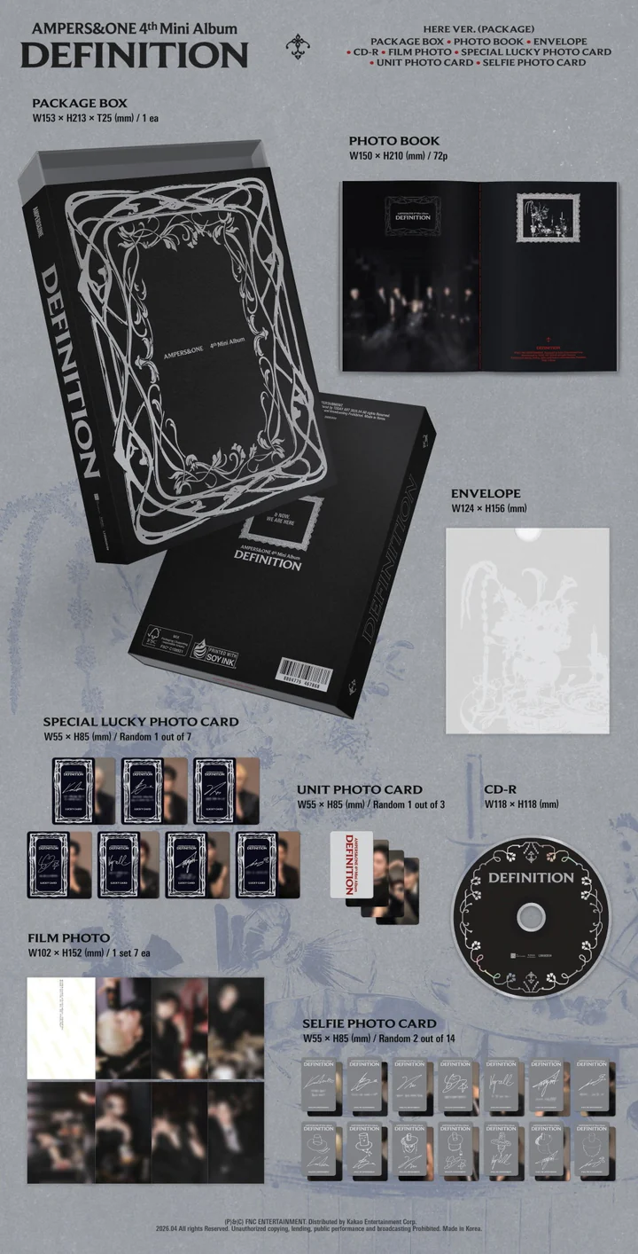 AMPERS&ONE - DEFINITION (4th Mini Album) HERE Version