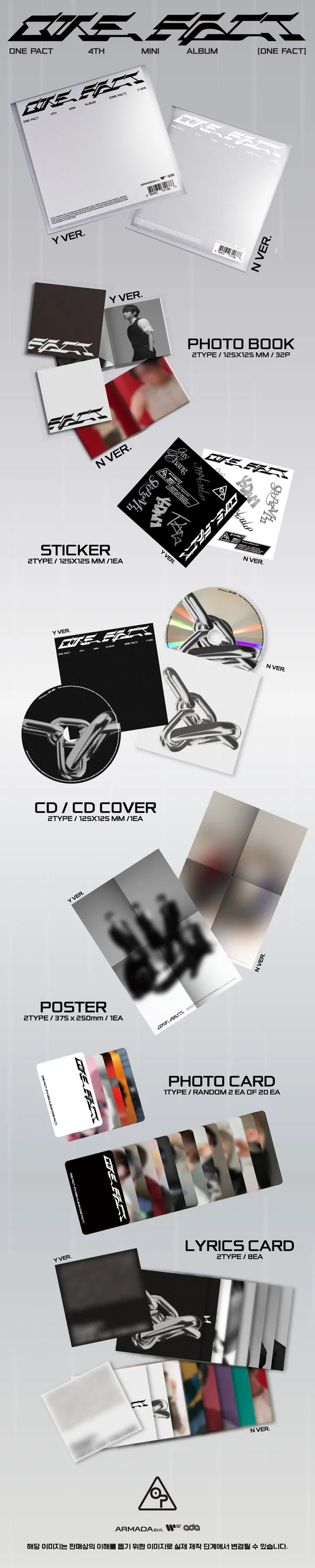 ONE PACT - ONE FACT (4th Mini Album)