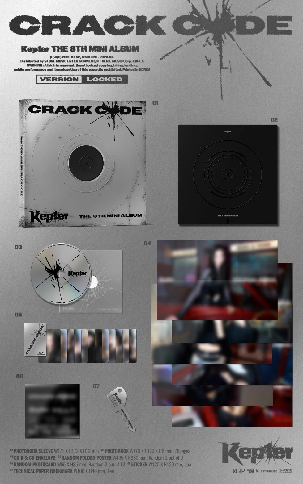 KEP1ER - CRACK CODE (8th Mini Album)