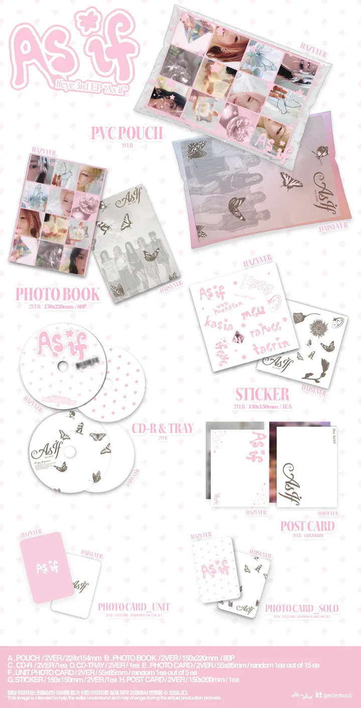 IFEYE - AS IF (3rd EP Album) PHOTOBOOK