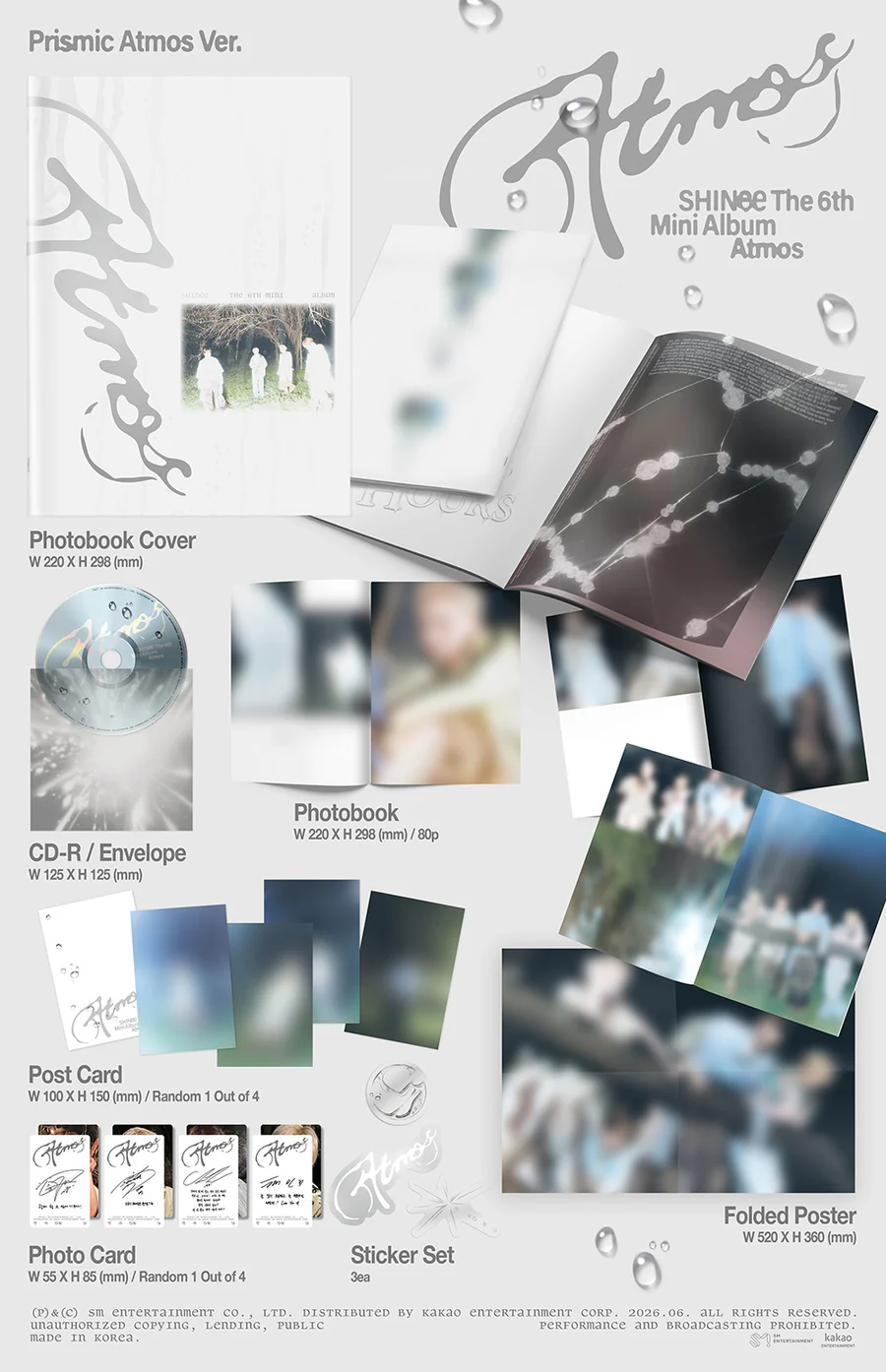 SHINEE - ATMOS (6th Mini Album) PRISMIC ATMOS