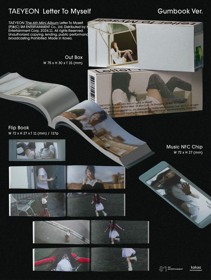 TAEYEON - Letter To Myself (6th Mini Album) GUMBOOK Smart Album Version