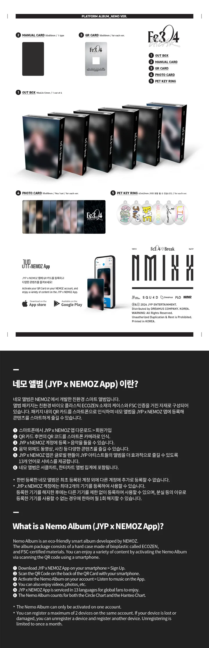 NMIXX - FE3O4: BREAK (2nd EP Album) PLATFORM Album NEMO