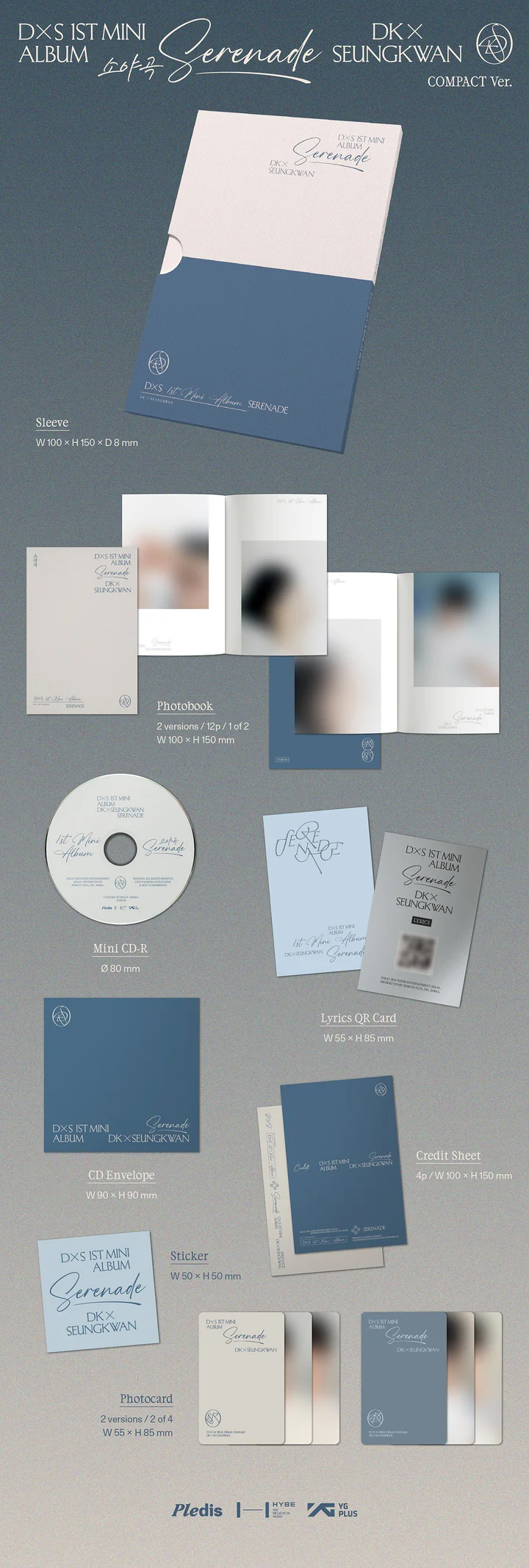 DK X SEUNGKWAN (SEVENTEEN) - Serenade (1st Mini Album) COMPACT Version