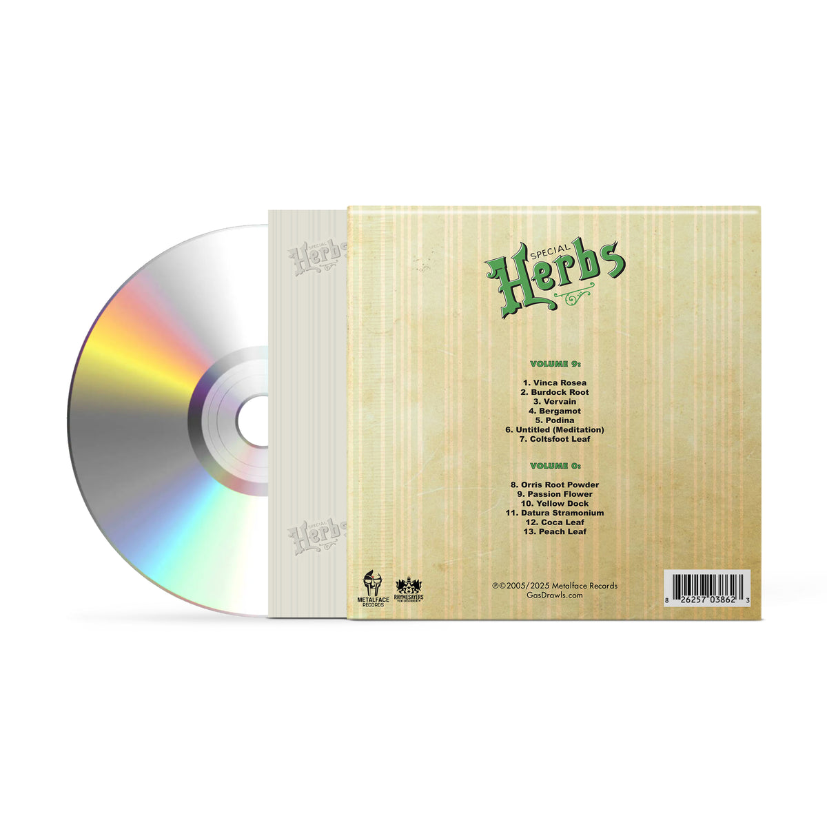 MF DOOM - Metal Fingers Presents: Special Herbs Vol. 9 & 0 CD
