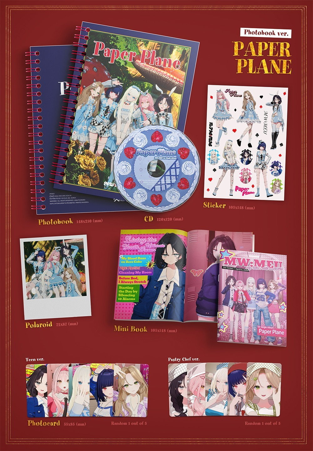 MW:MEU - PAPER PLANE (1st Single Album)